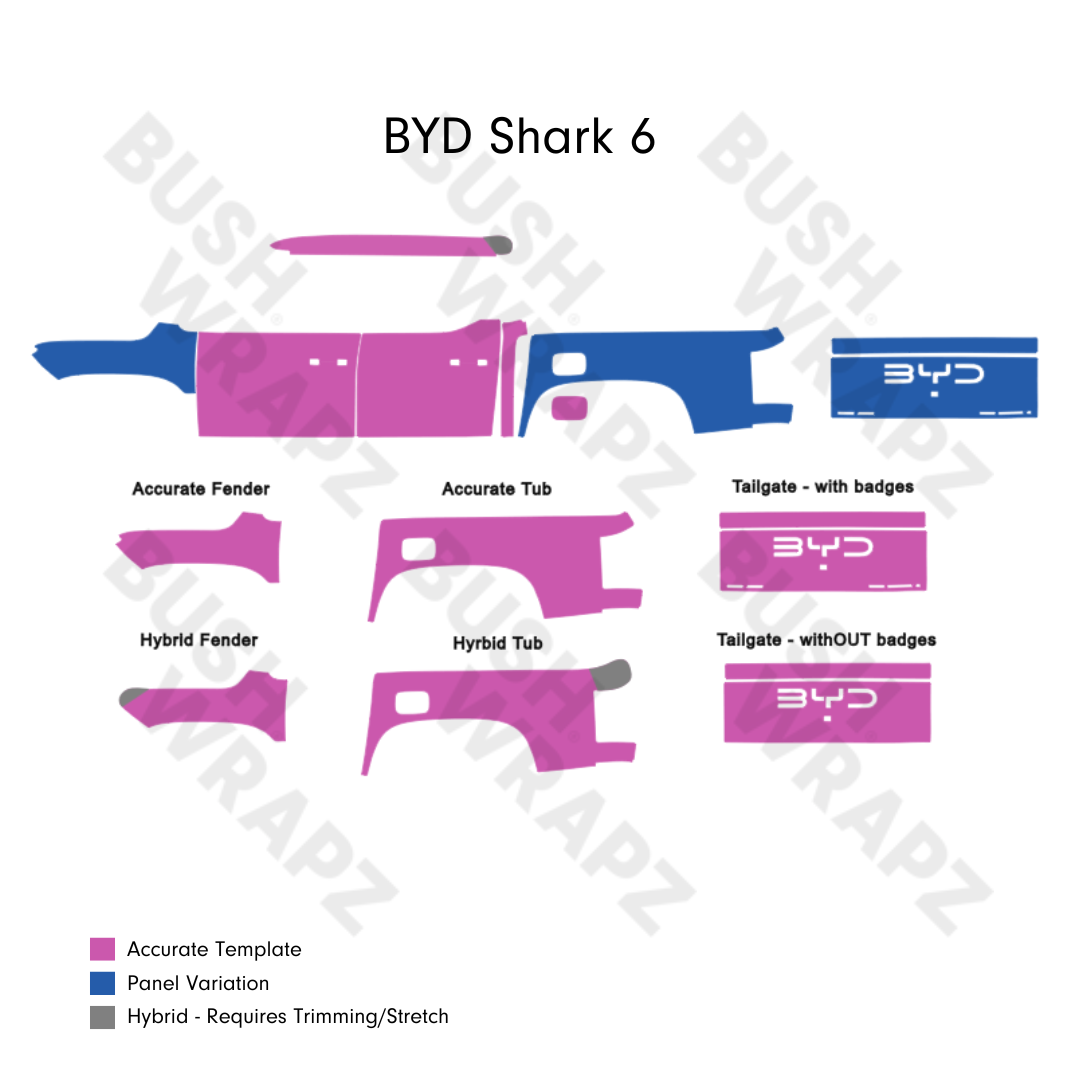 BushWrapz PRO - BYD Shark 6 (2025 - Current)