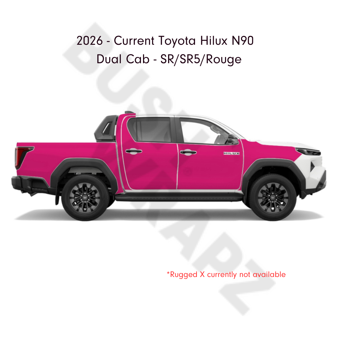 BushWrapz Kit - To Suit Toyota Hilux N90 Dual Cab SR/SR5/Rouge (2026 - Current)