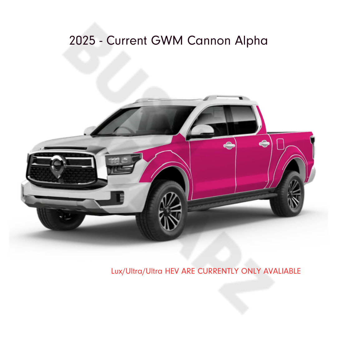 BushWrapz Kit - To Suit GWM Cannon Alpha 2025 - Current