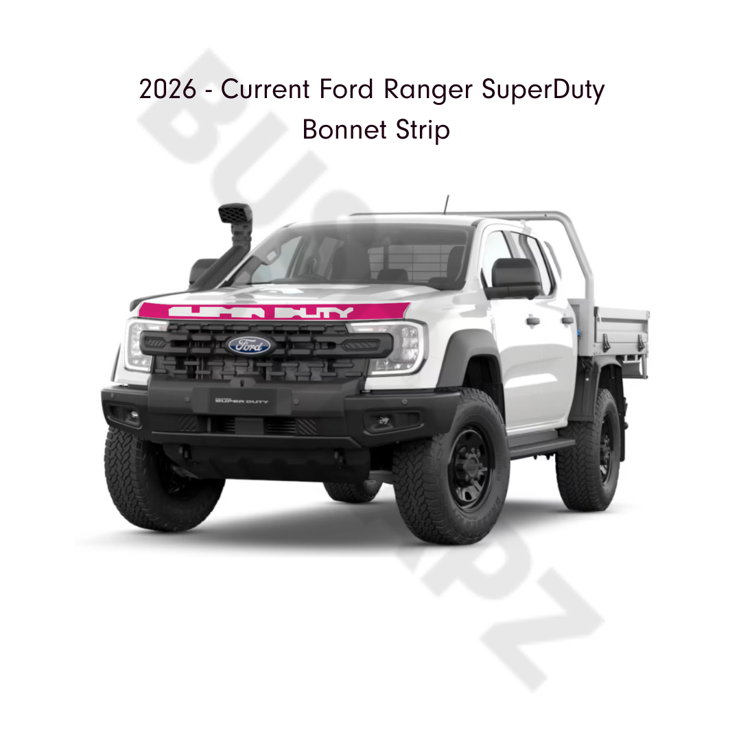 Bonnet Strip - To Suit Ford Ranger SuperDuty (2026 - Current)