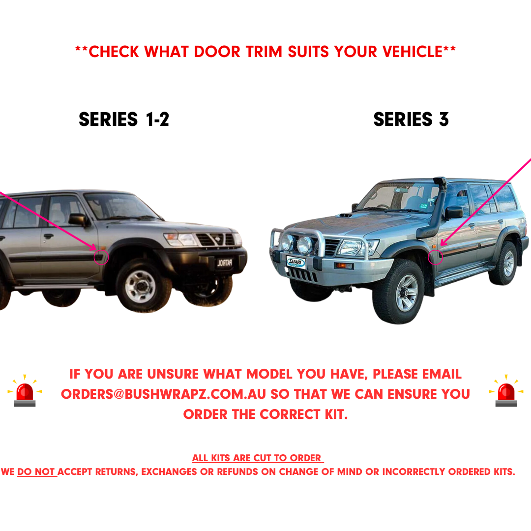BushWrapz Kit - To Suit Nissan Patrol GU Wagon (Series 3 ONLY)