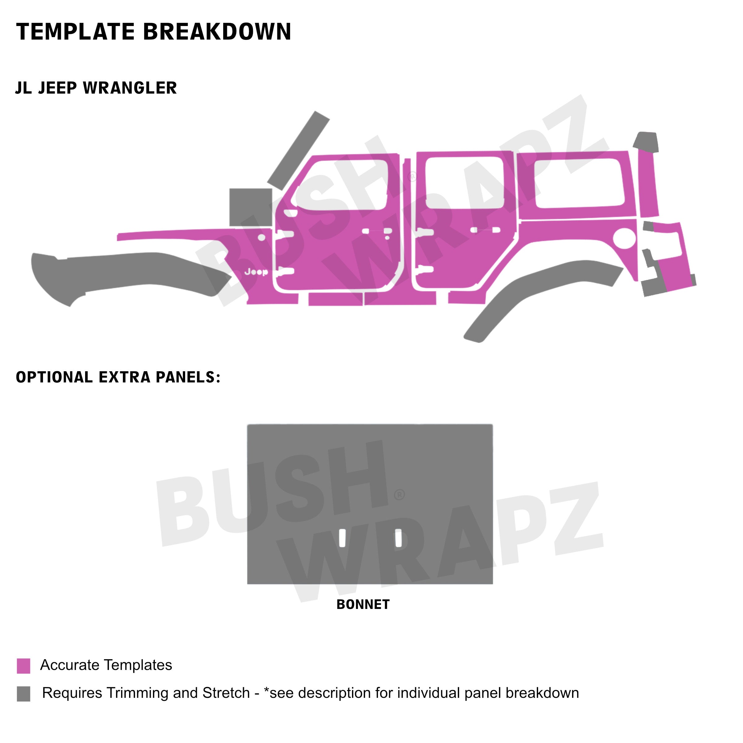 BushWrapz PRO - Jeep Wrangler JL (Rubicon + Sport S)