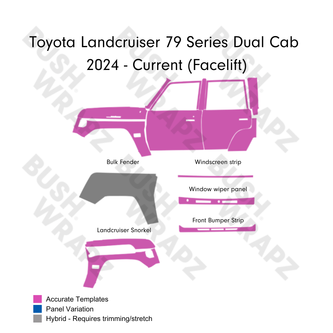 BushWrapz PRO - Toyota 79 Series Dual Cab (2024 - Current Model)