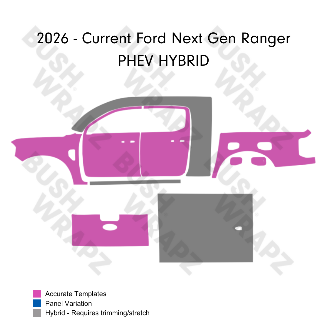 BushWrapz PRO - To suit Ford Ranger Next Gen HYBRID/PHEV Dual Cab (2026 - Current)