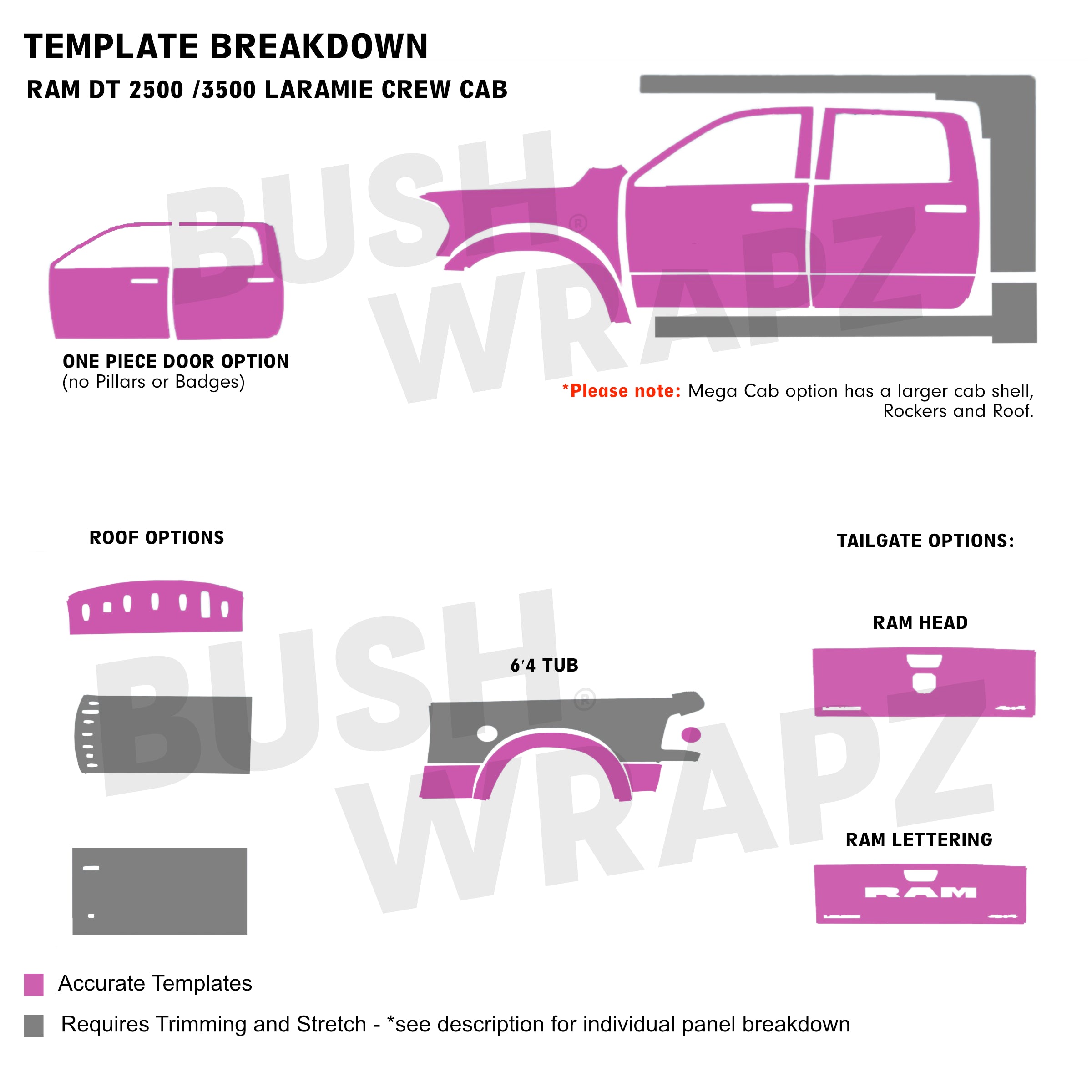 BushWrapz PRO - RAM 2500