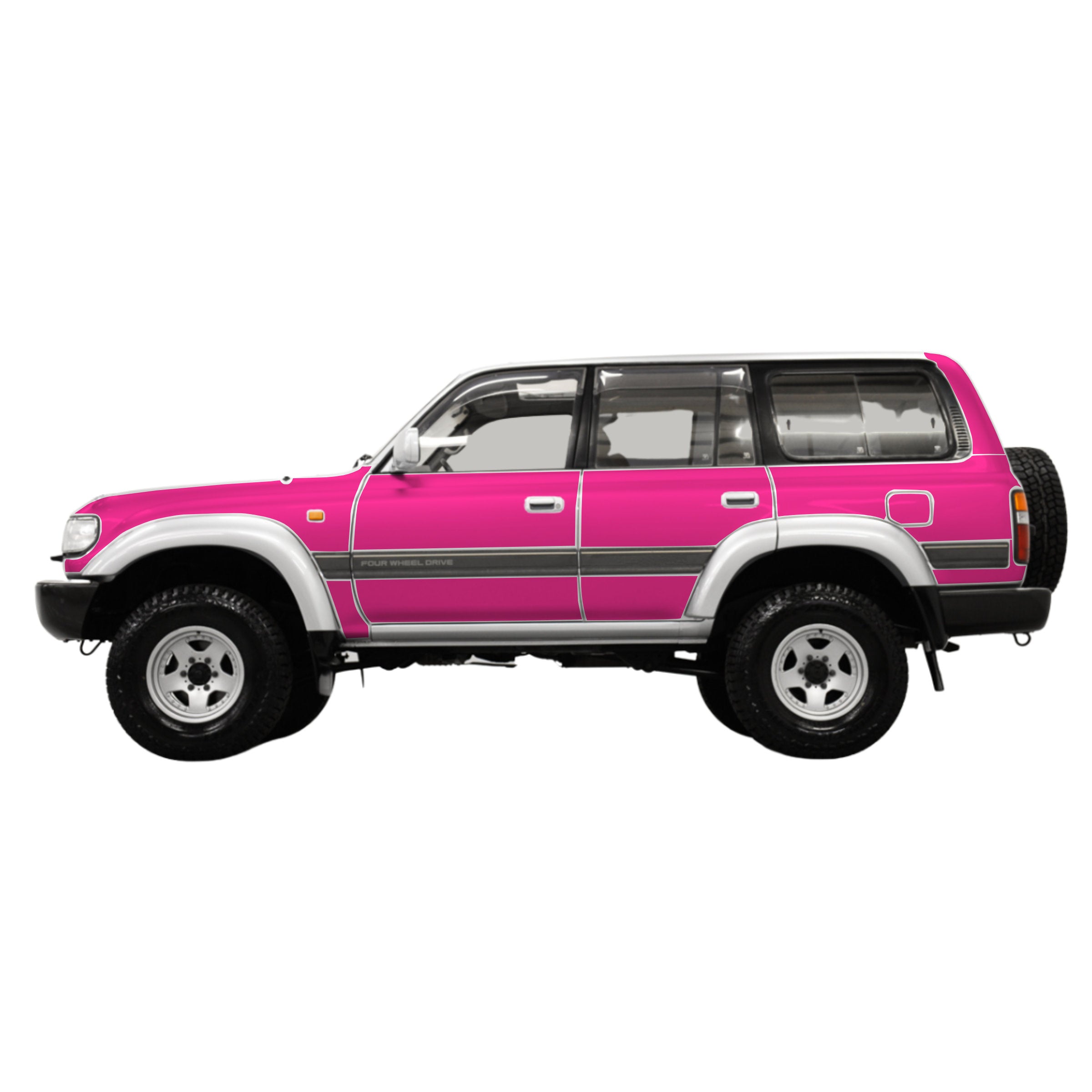 Bushwrapz DIY Paint Protection Film (PPF) Kit - To Suit Toyota Landcruiser 80 Series (without flares)