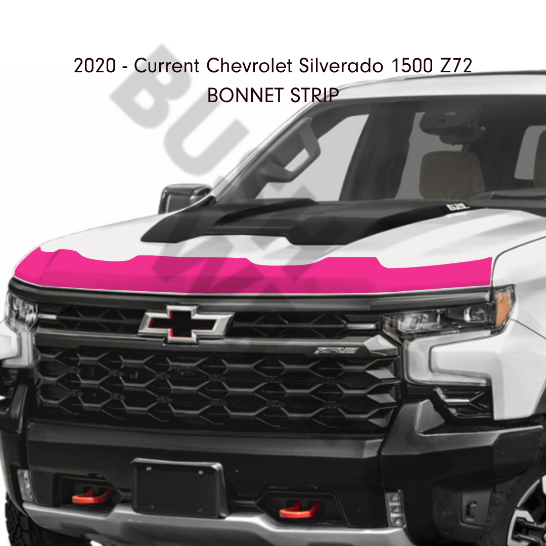 Templated Bonnet Strip To Suit Chevrolet Silverado 1500 ZR2