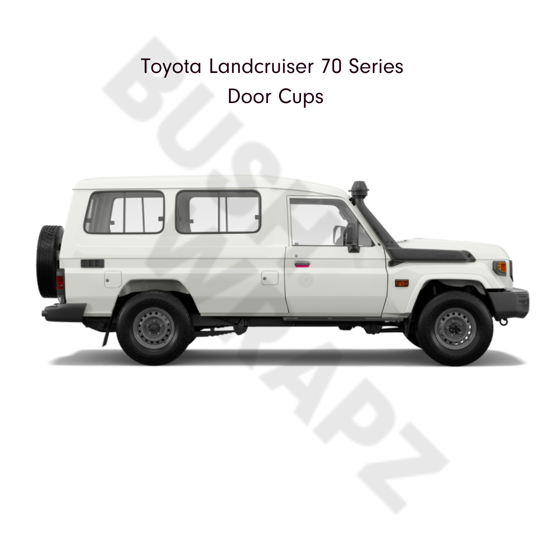 BushWrapz Kit - Door Cups To Suit Toyota Landcruiser 70 Series