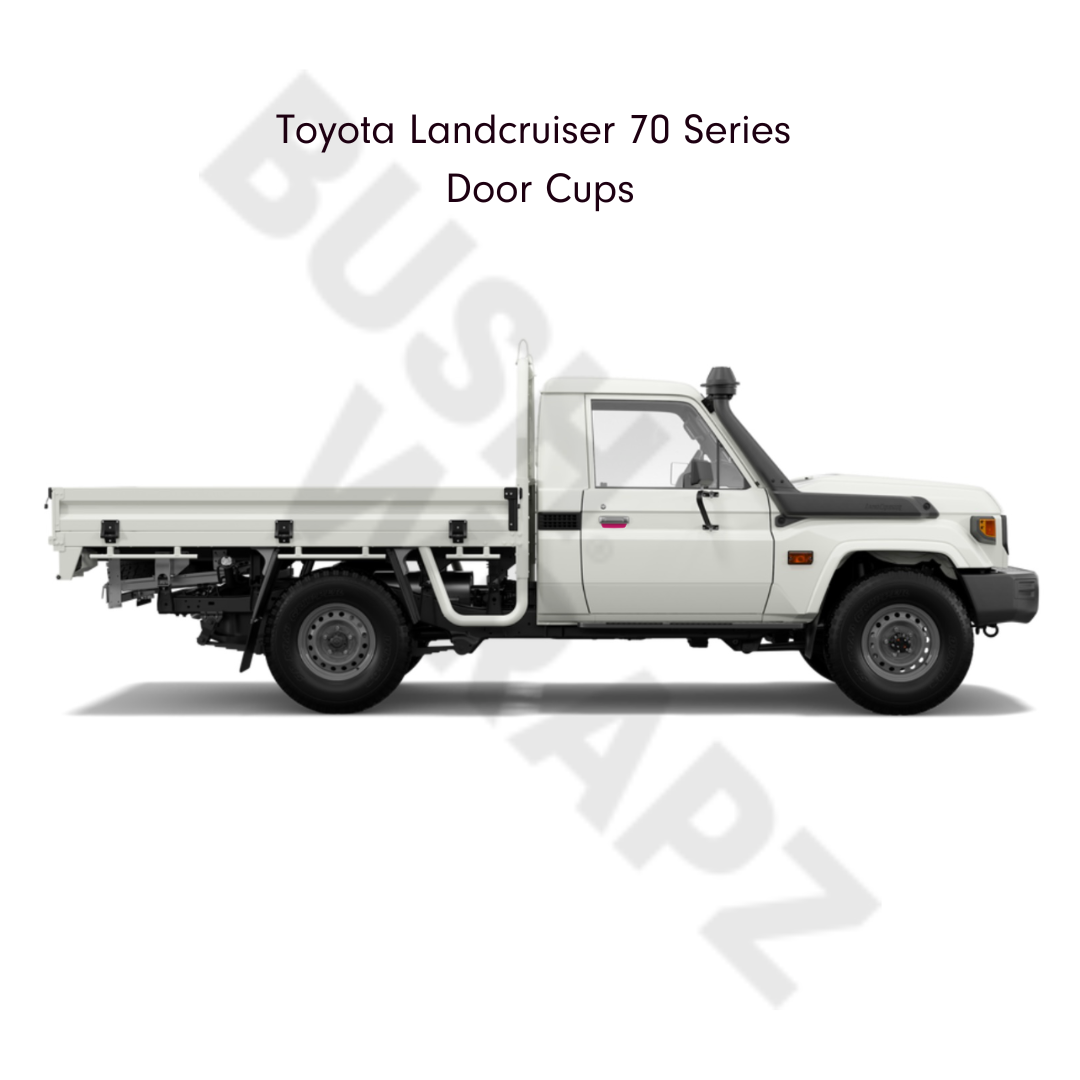 BushWrapz Kit - Door Cups To Suit Toyota Landcruiser 70 Series