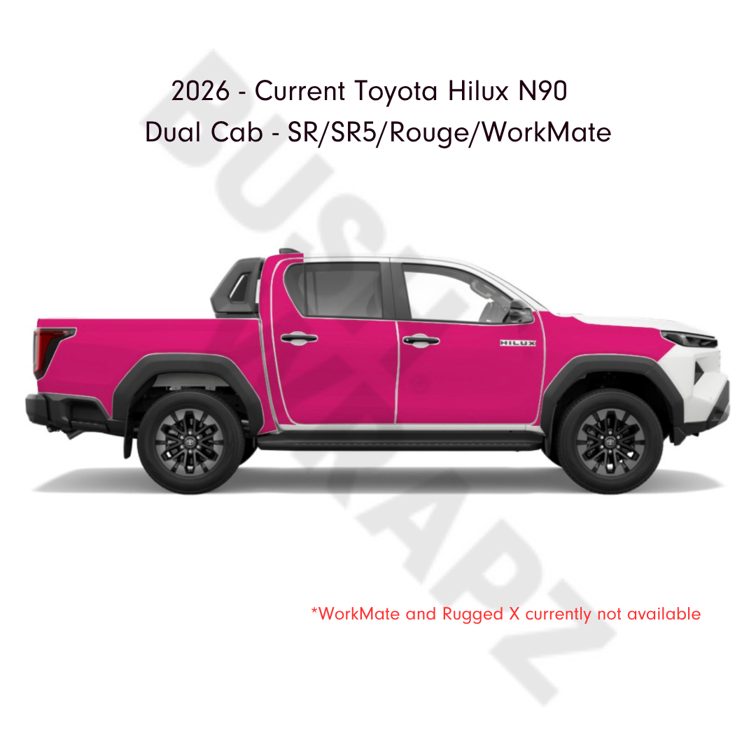 BushWrapz Kit - To Suit Toyota Hilux N90 Dual Cab SR/SR5/Rouge (2026 - Current)