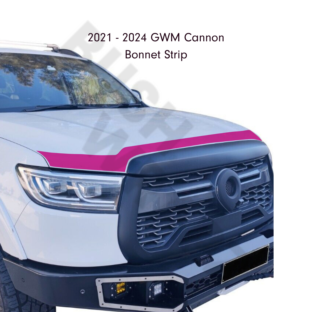 Templated Bonnet Strip To Suit GWM Cannon (2021 - 2024)