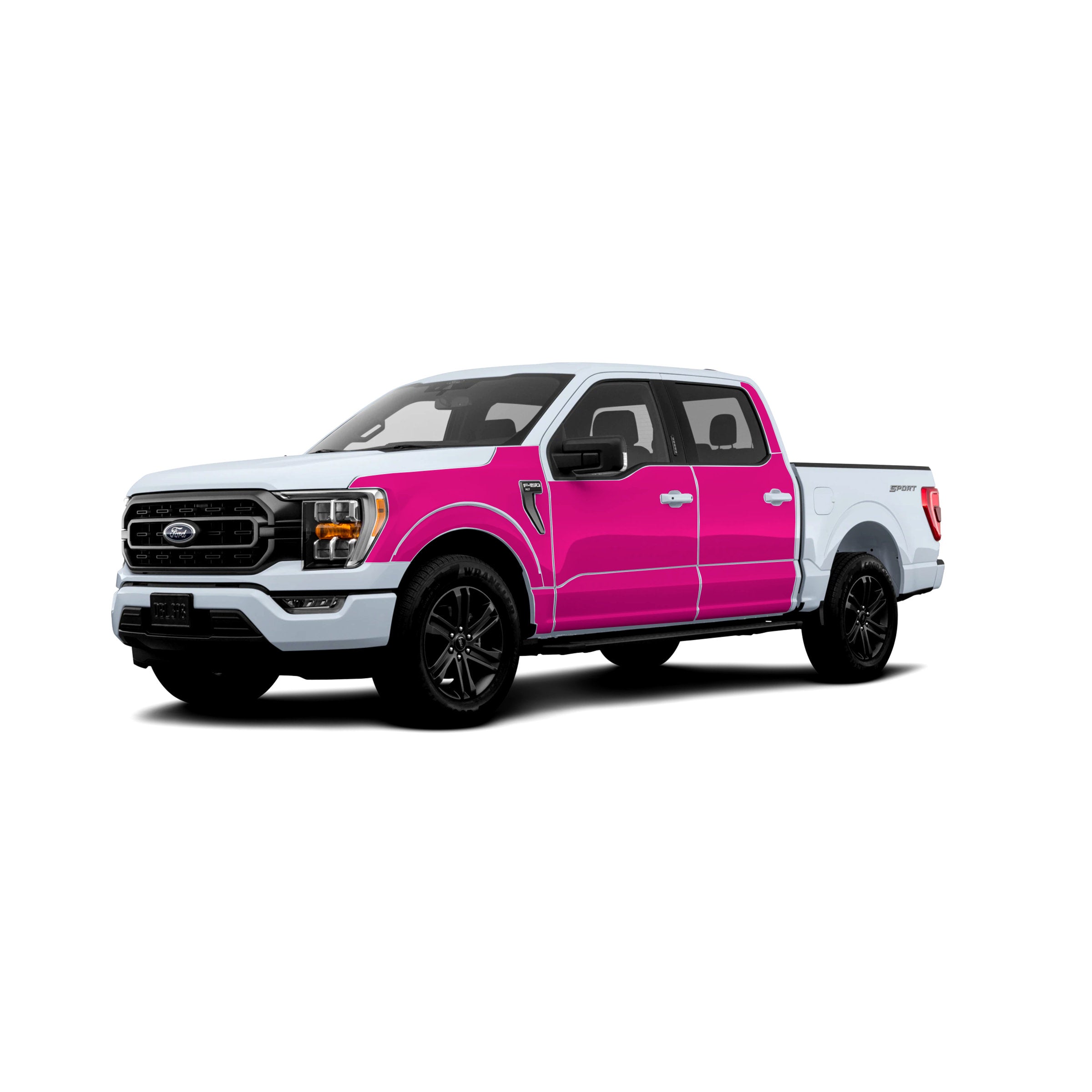 Bushwrapz DIY Paint Protection Film (PPF) Kit - To Suit Ford F150 - Cab only
