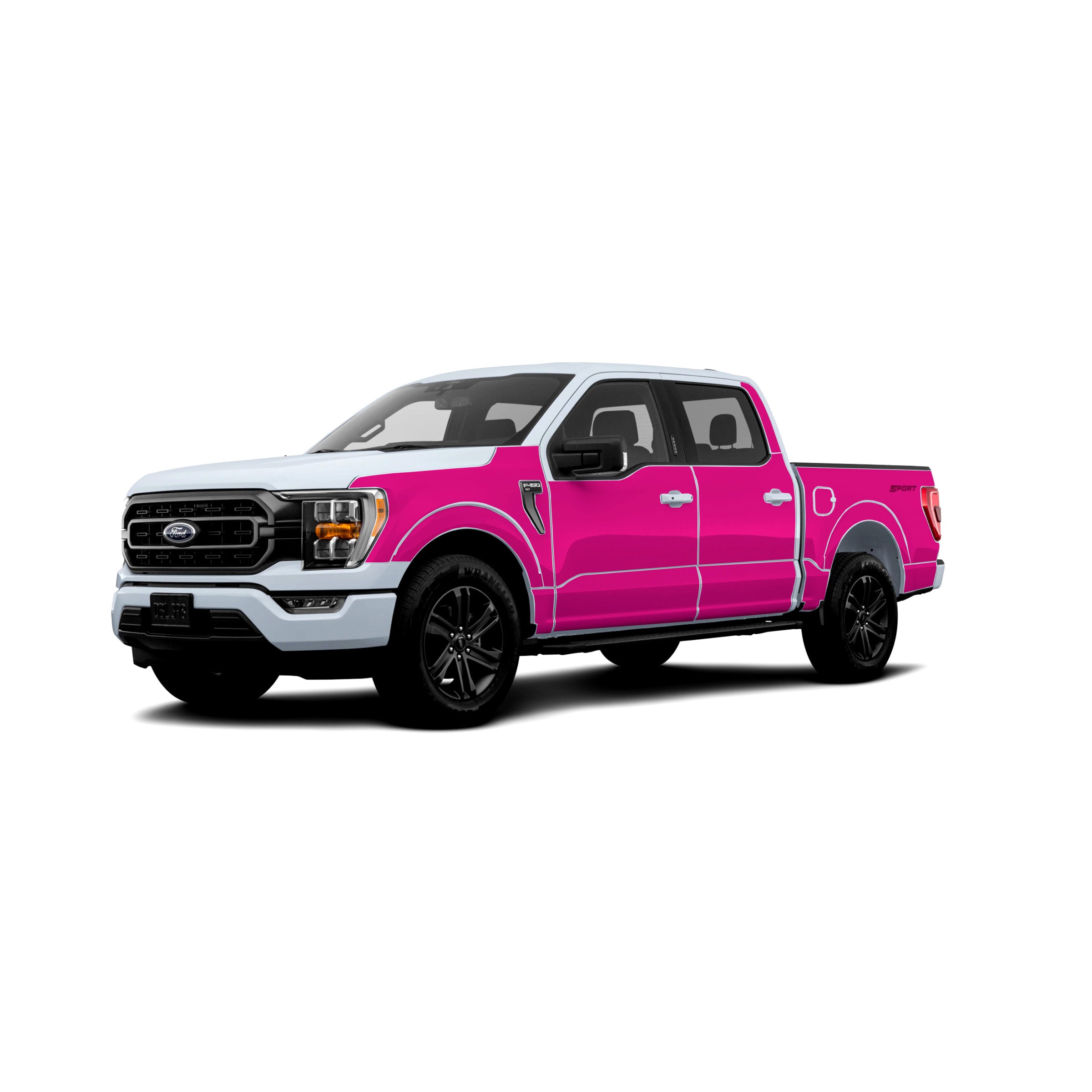 Bushwrapz DIY Paint Protection Film (PPF) Kit - To Suit Ford F150 - Tub Included